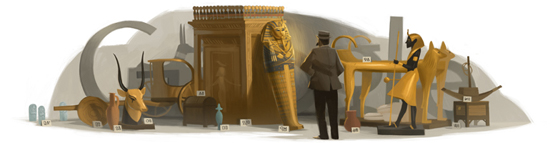 Google Howard Carter Logo