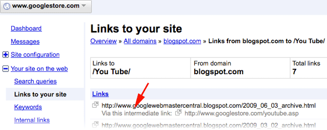 Google: Via This Intermediate Link