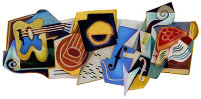 Juan Gris 125th Birthday Google Logo