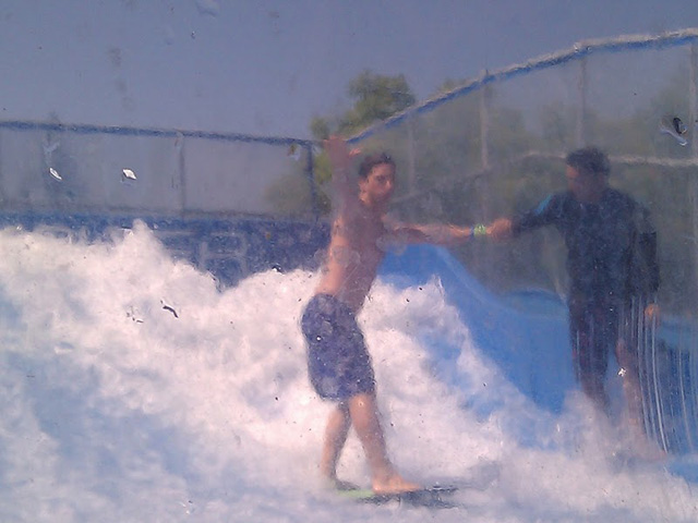 Sergey Brin In Google Wave Pool