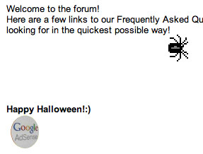 AdSense Halloween