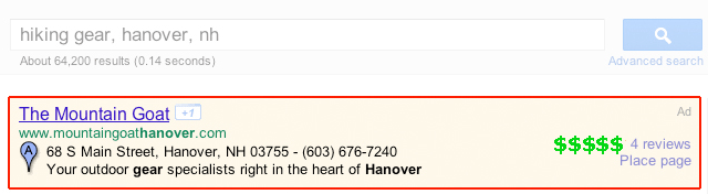 AdWords Express Money CPC