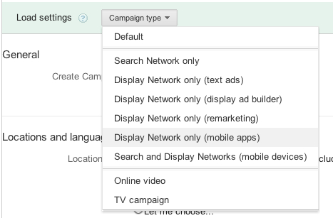 AdMob in AdWords