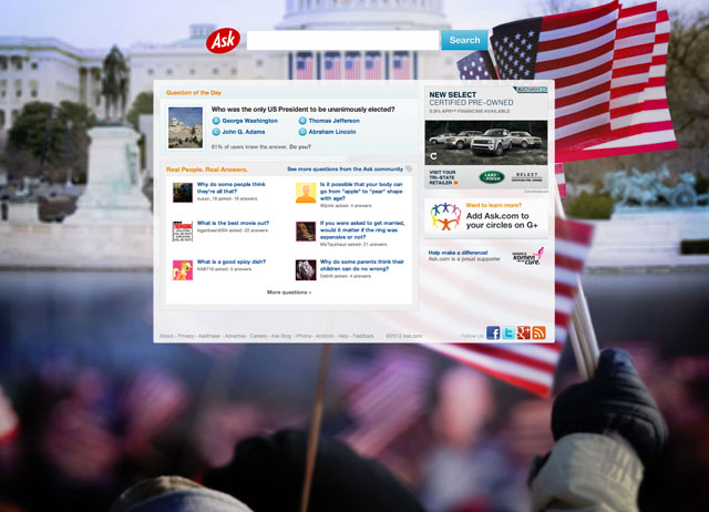 Ask.com Presidents Day