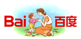 Baidu 2012 Mother's Day Logo