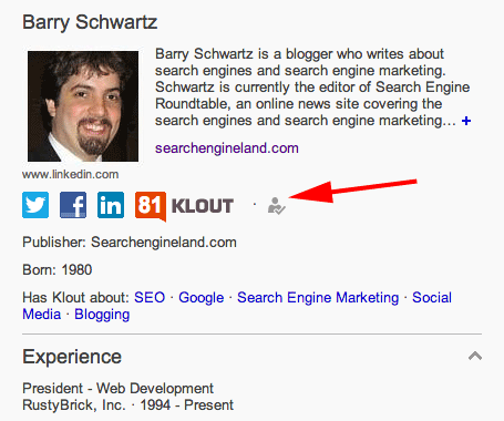 Bing Verified Profiles Via Klout