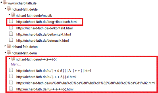 Bing & Unicode URLs