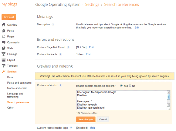 Blogger Search | google s blogger adds more seo settings redirects robots Blogger Search | google s blogger adds more seo settings redirects robots