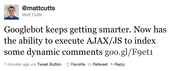 Cutts AJAX Content