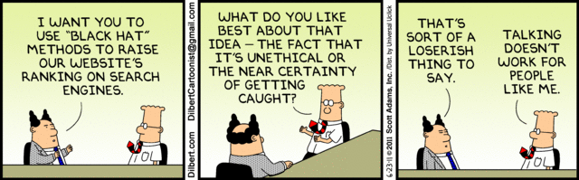 Dilbert Black Hat SEO