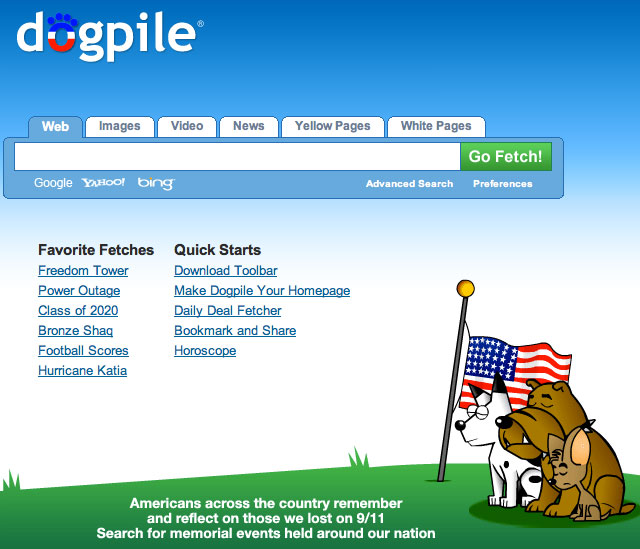 Dogpile 9/11 2011