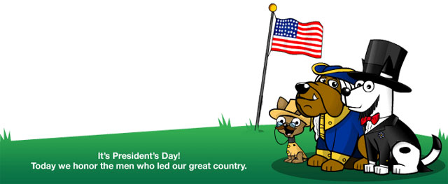 Dogpile Presidents Day