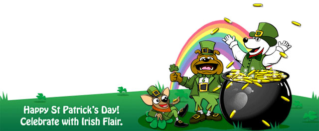 Dogpile's St. Patrick's Day Logo