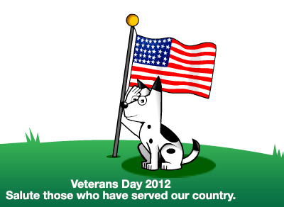 Dogpile Veterans Day Logo