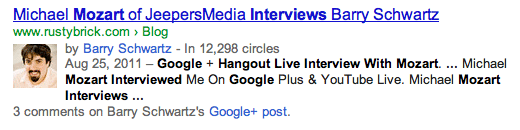 Google Author Snippet - RB