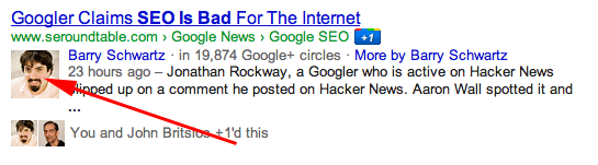 Google Authorship Image