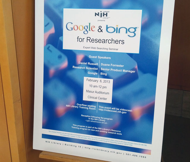 Google's Dan Russell & Bing's Duane Forrester On Searching For Research