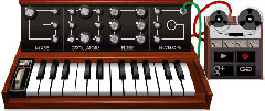 Bob Moog Google Logo