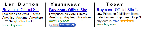 Google Checkout Badge Gone