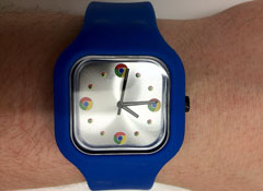 Classy: Google Chrome Wrist Watch