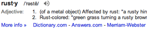 Google Definitions