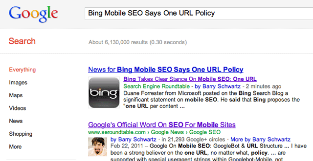 Google Indexes Speed