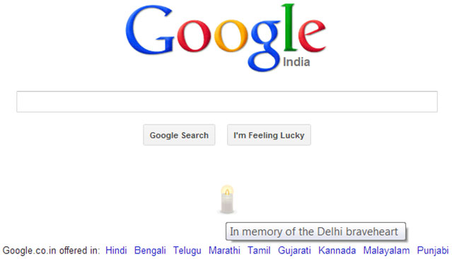 Google India In memory of the Delhi braveheart