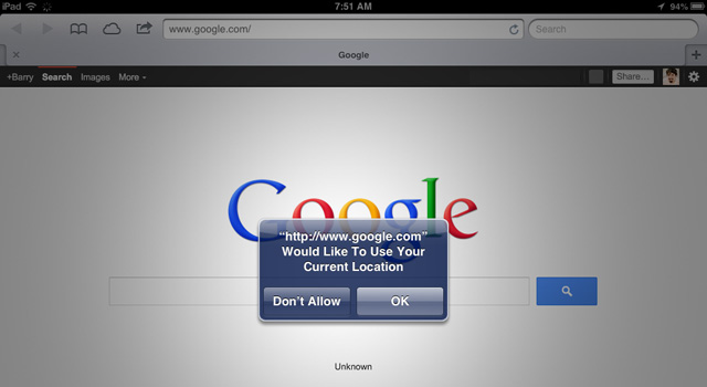 Google Would Like To Use Your Location