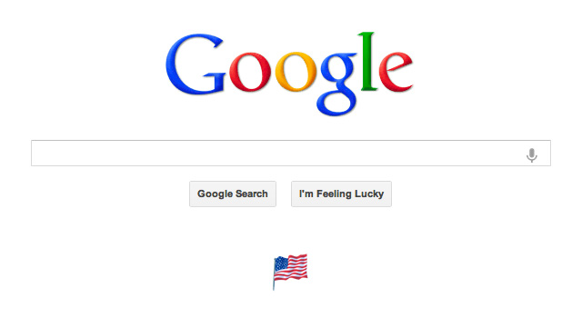 Google's Labor Day Flag