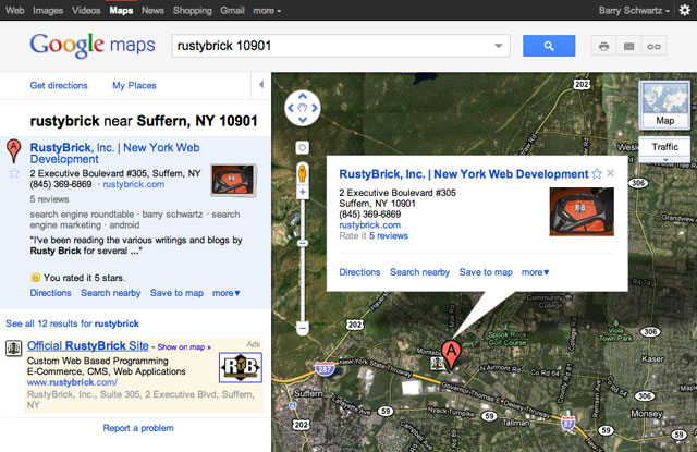 Google Maps Black Gray