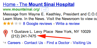 Google Mount Sinai Hospital In New York City