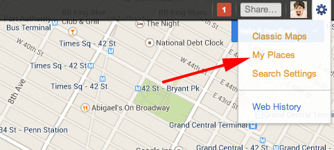 Finding Starred Or My Places On The New Google Maps Mobile Finding Starred Or My Places On The New Google Maps Mobile