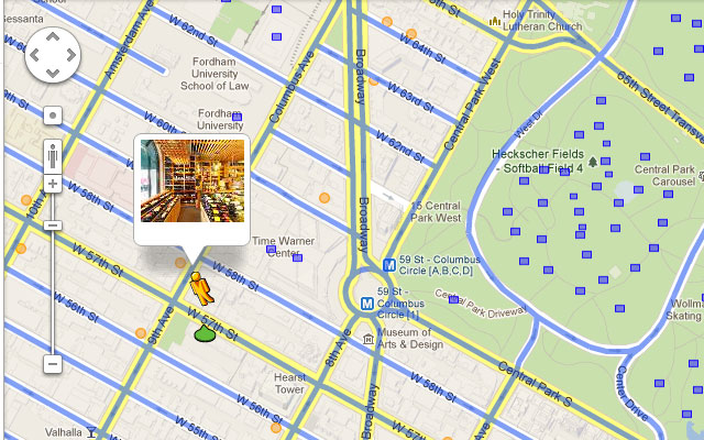 Google Maps Orange Indoor View