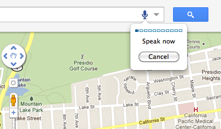 Google Voice Search for Maps