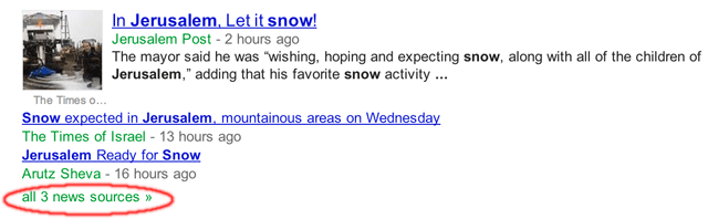 Google News Show Sources Number Often Wrong