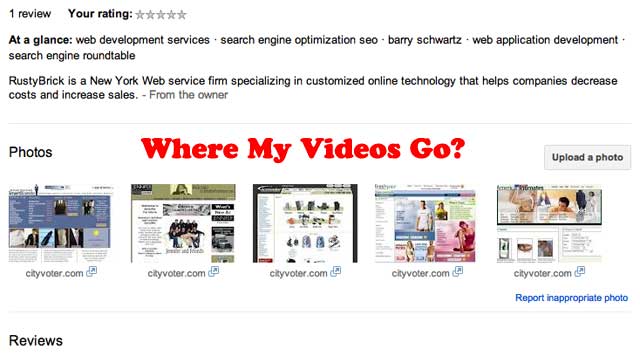 Google Places Video Missing