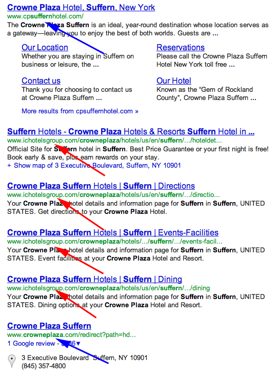 google same results