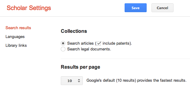 Google Scholar New