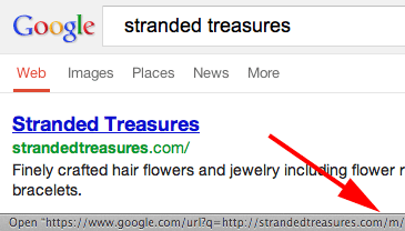 Google Skip Redirect