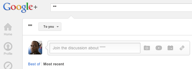 Incoming Stream In Google+