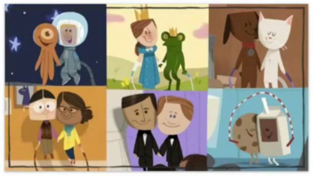 Google Valentines Logo Couples