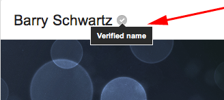 Google+ Verified