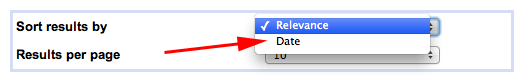 Google Video Sort By Date