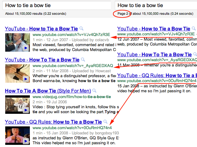 Google YouTube Duplicate