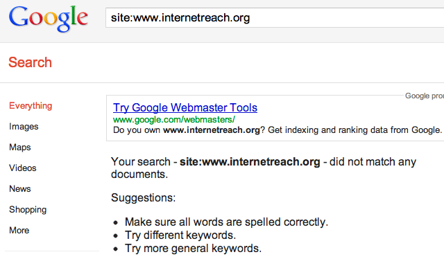 internetreach delisted