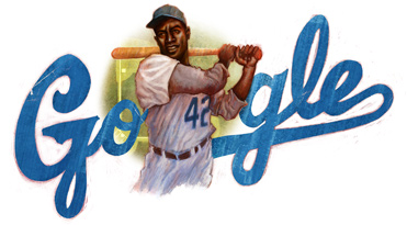 Jackie Robinson Google Logo