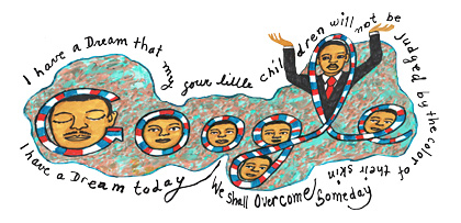 Martin Luther King Google Logo 2012