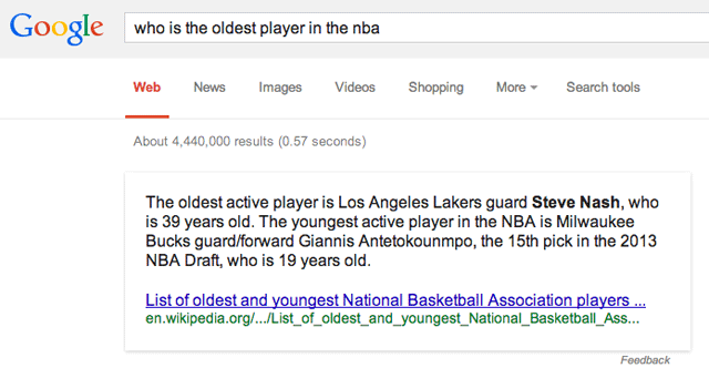Google Answers Questions With Longer Responses Now