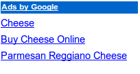 New AdSense Link Unit