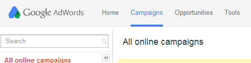 New Google AdWords Console Design & Logo